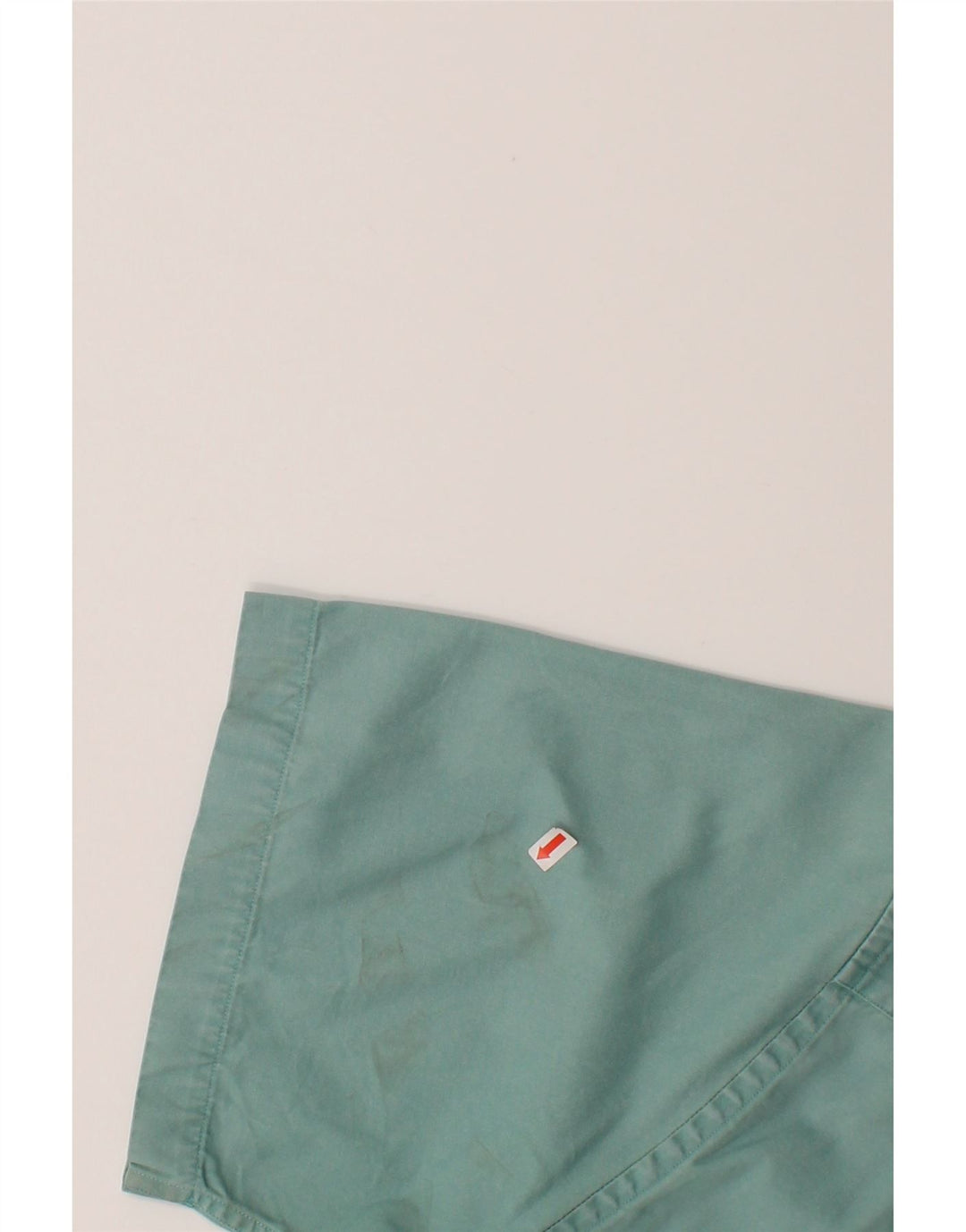 EDDIE BAUER Mens Short Sleeve Shirt Large Turquoise Cotton Vintage Eddie Bauer and Second-Hand Eddie Bauer from Messina Hembry 