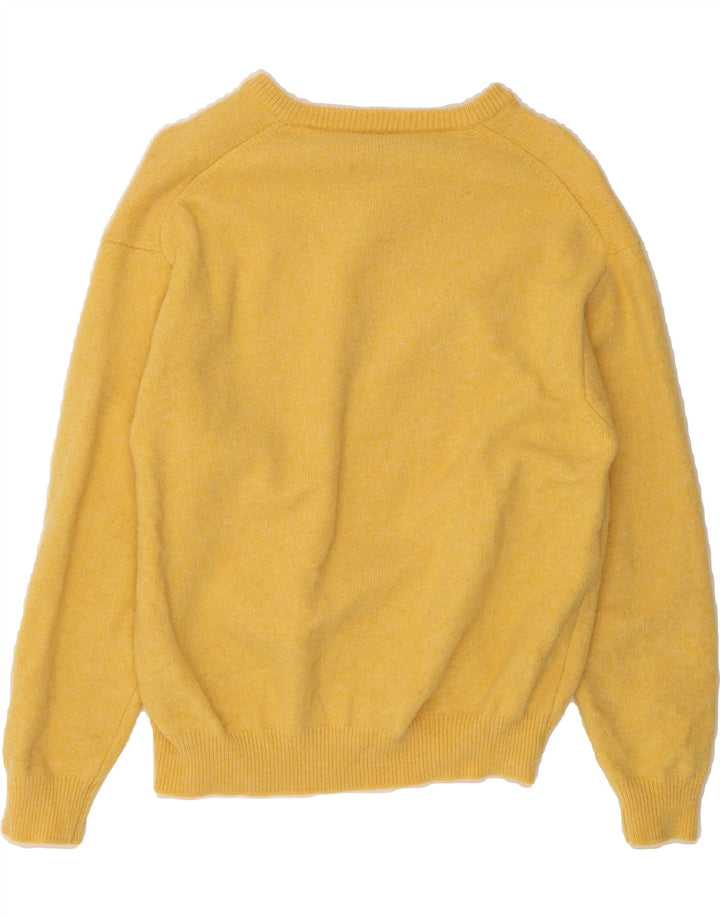 HERITAGE Womens V-Neck Jumper Sweater IT 48 XL Yellow Vintage Heritage and Second-Hand Heritage from Messina Hembry 