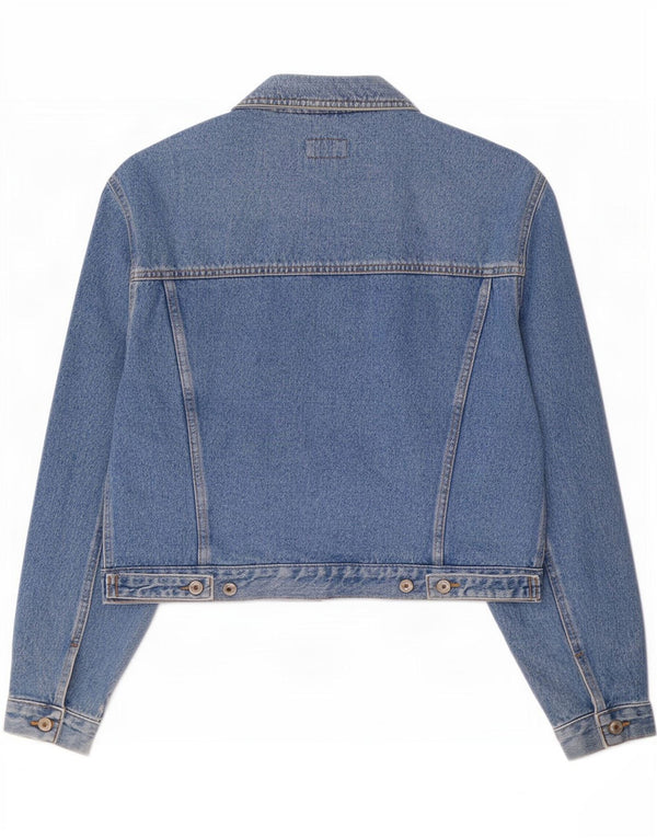 Giacca di jeans vintage da uomo UK 42 XL in cotone blu