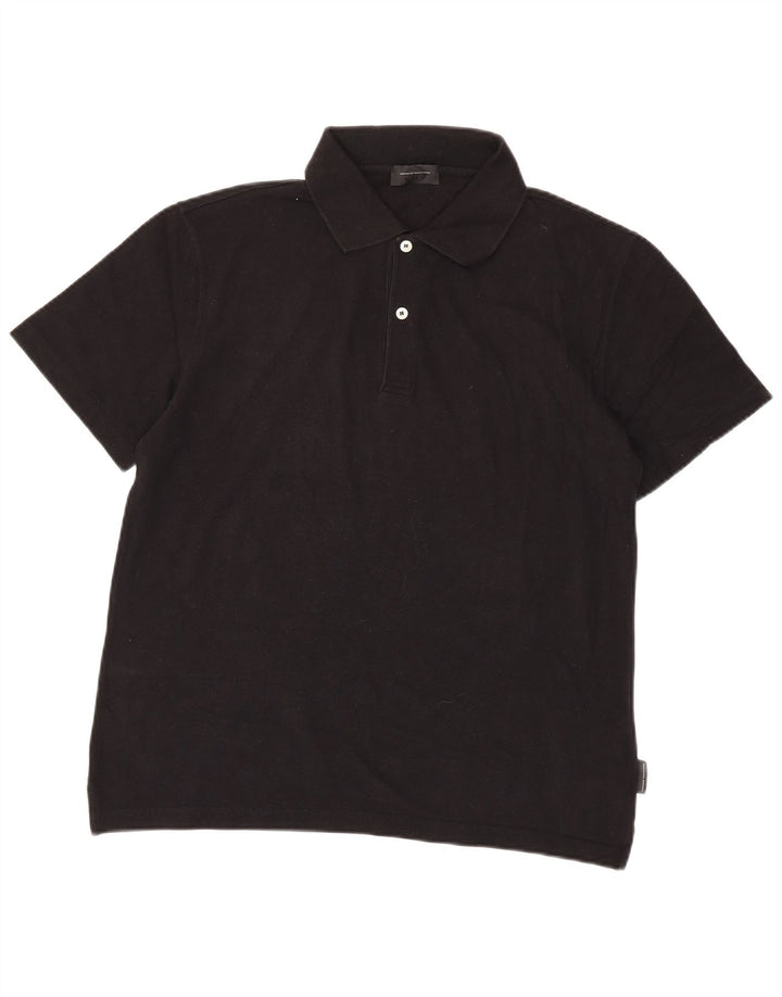 Polo Uomo Sergio Tacchini IT 50 Medium Nero Cotone