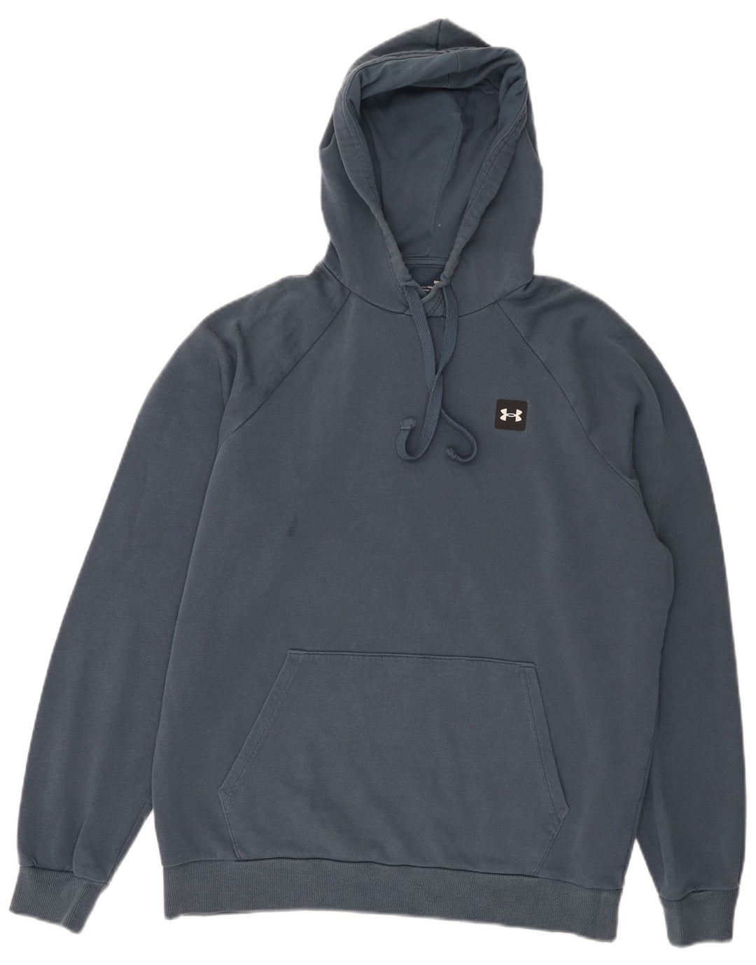 Felpa con cappuccio da uomo Under Armour, cotone medio blu navy