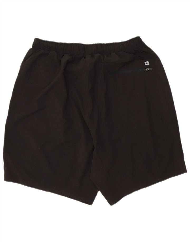 Pantaloncini sportivi da uomo Mountain Warehouse grandi in poliestere nero