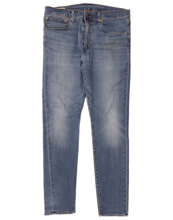 Jeans slim da uomo Levi's W34 L32 in cotone blu