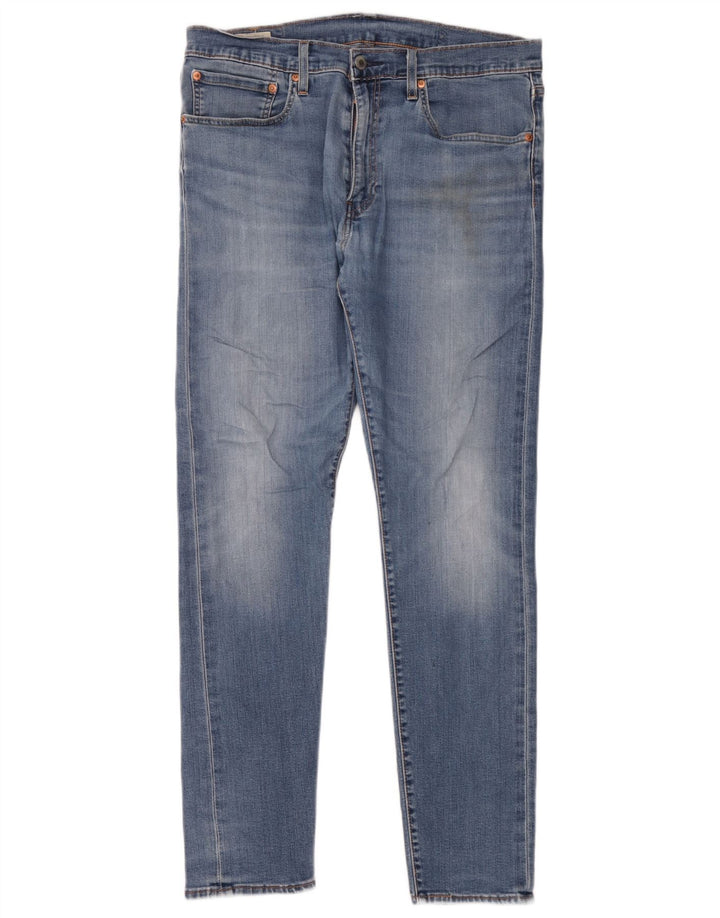 Jeans slim da uomo Levi's W34 L32 in cotone blu