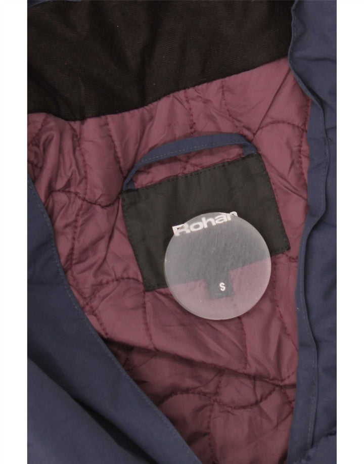 Giacca Parka oversize con cappuccio da donna Rohan UK 10 Small Blu Navy