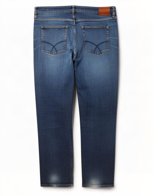 Crew Clothing Jeans slim da uomo W40 L30 cotone blu