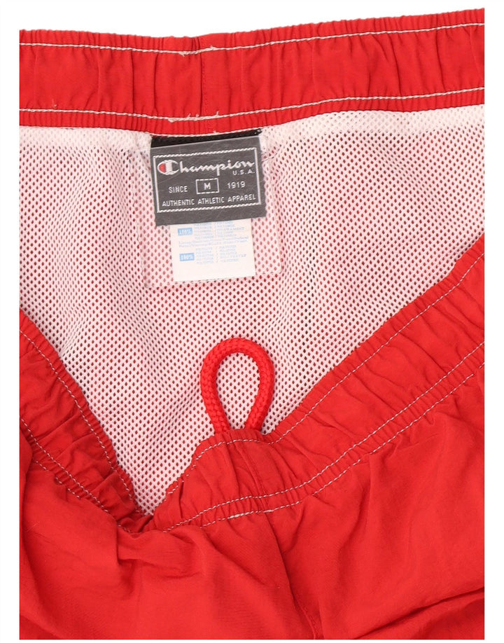 Pantaloncini da bagno da uomo Champion rosso medio in poliammide