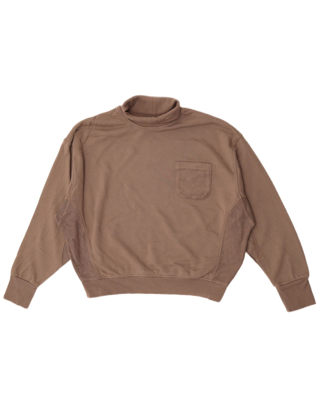Felpa Reebok da donna oversize con collo alto, taglia UK 16/18, grande, marrone