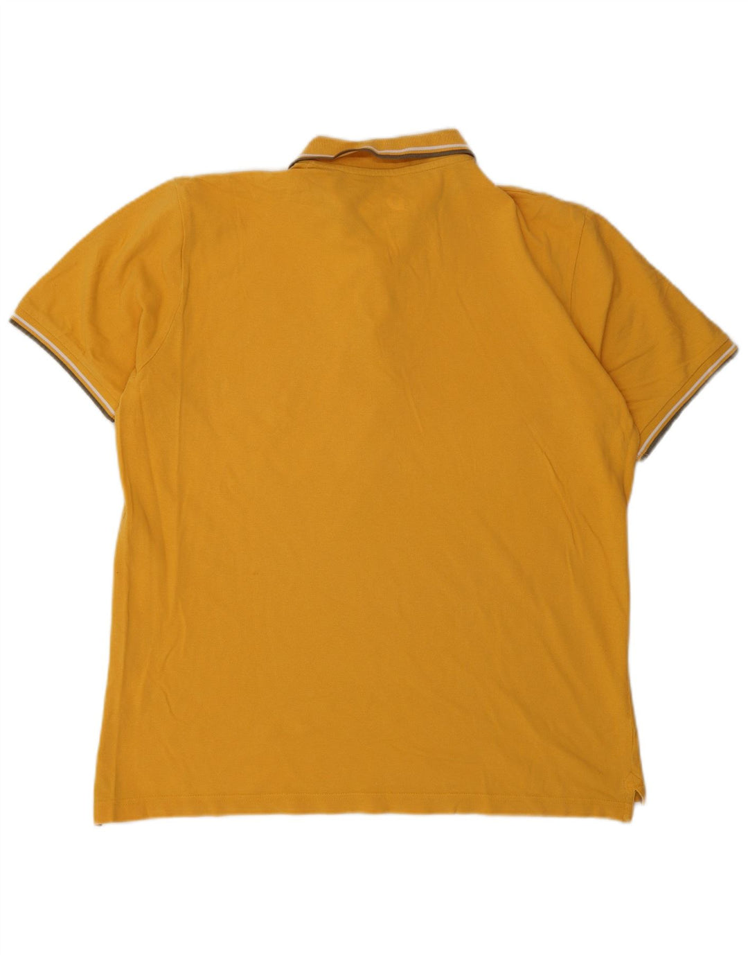 Polo da uomo DACK'S grande in cotone giallo