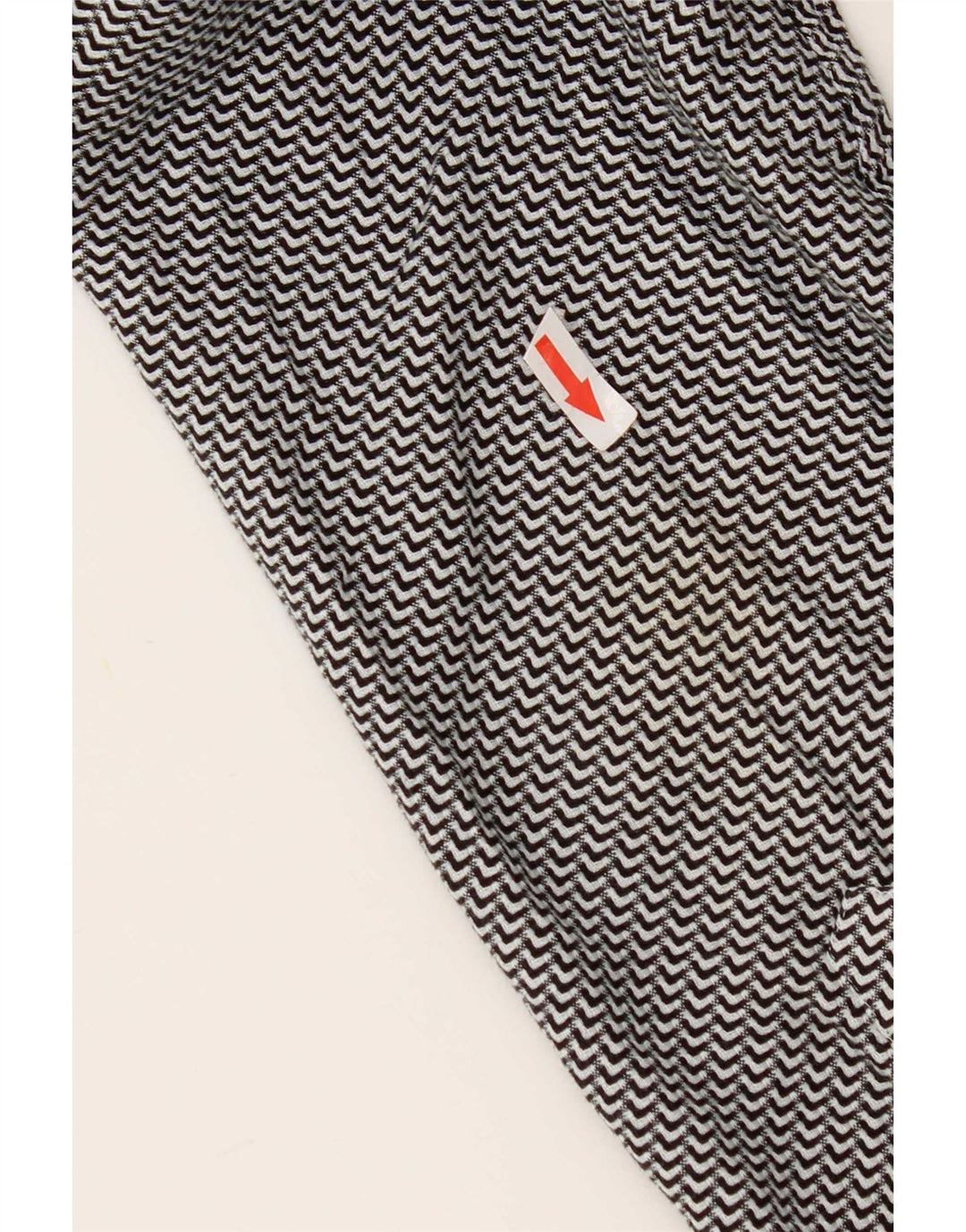Camicia Reiss da uomo slim fit in cotone Chevron nero medio