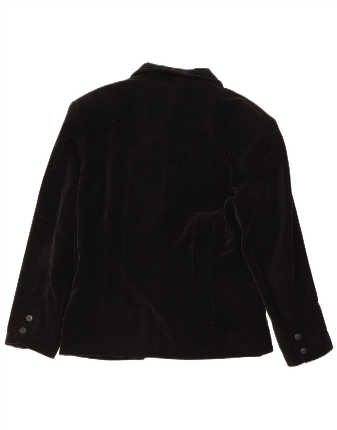 Giacca blazer doppiopetto oversize da donna vintage EU 36 piccola nera