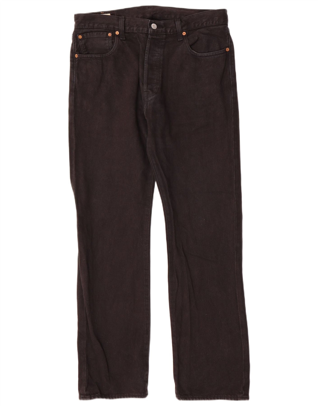 Levi's Uomo 501 Jeans dritti W34 L32 Cotone Nero