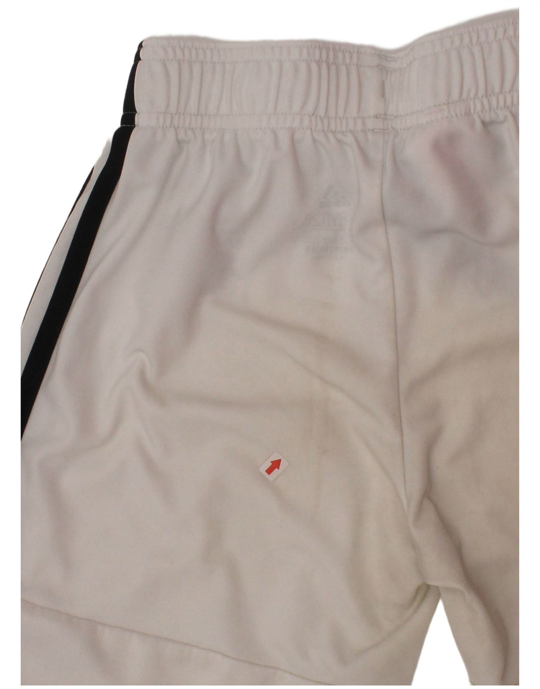 Pantaloncini sportivi Adidas Aeroready da ragazzo 7-8 anni in poliestere bianco