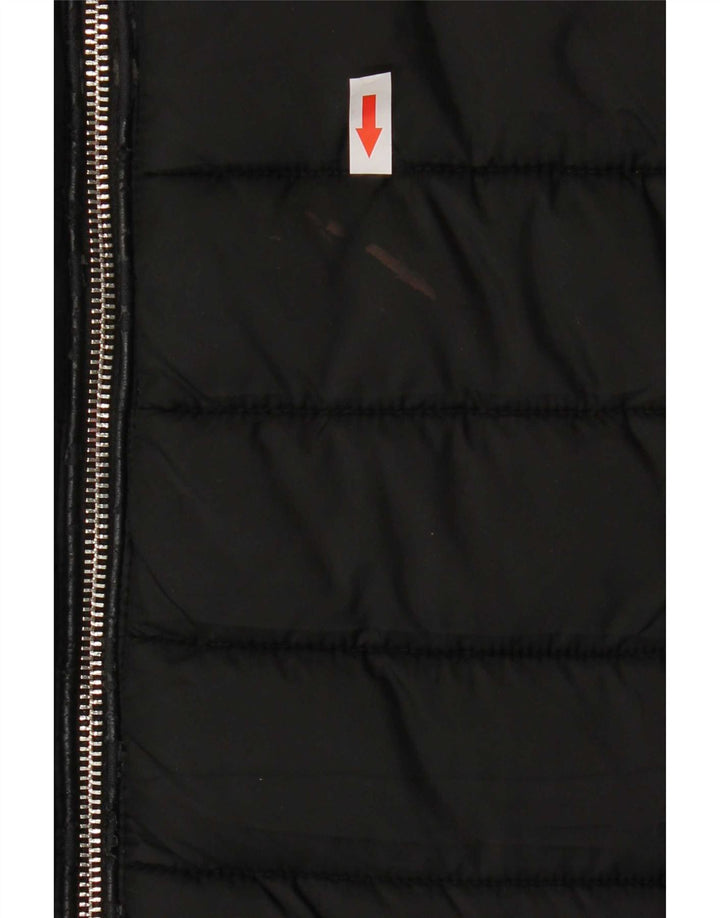 Giacca imbottita Trafaluc da donna Zara UK 16 grande nylon nero