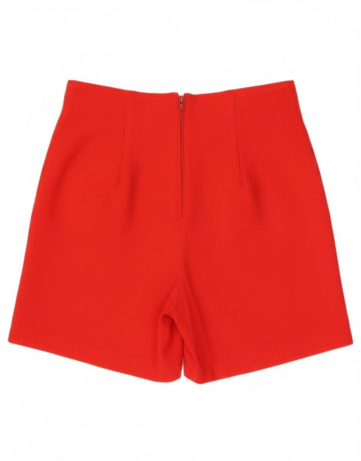 Pantaloncini casual a vita alta da donna vintage IT 46 Large W30 Lana rossa