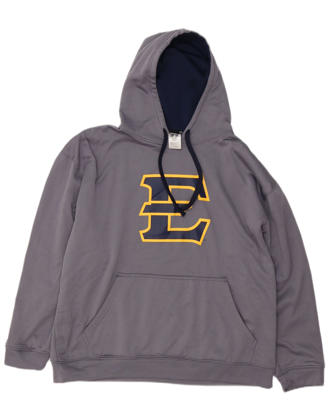 Maglione con cappuccio da uomo RUSSELL ATHLETIC UK 46/48 XL Grigio