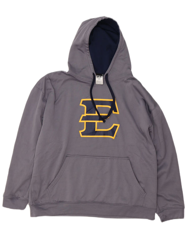 Maglione con cappuccio da uomo RUSSELL ATHLETIC UK 46/48 XL Grigio