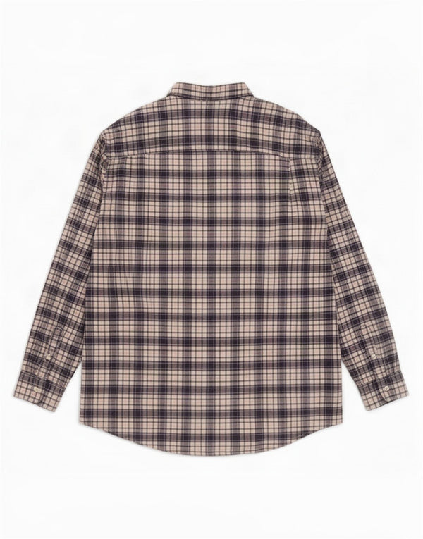 Camicia oversize da donna Eddie Bauer UK 18 XL Cotone a quadri multicolore