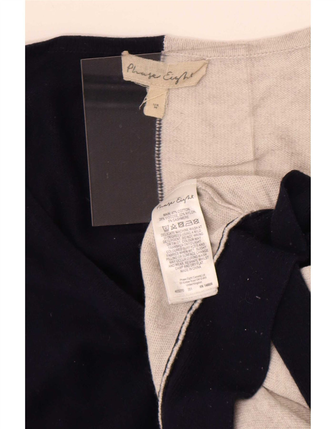Maglione cardigan oversize da donna Phase Eight UK 14 Blu navy medio