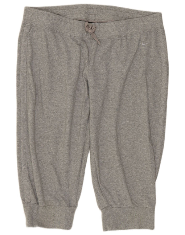Pantaloncini sportivi Nike Bermuda da donna UK 18 XL in cotone grigio