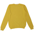 Maglione maglione girocollo da uomo Sun68 XL in cotone giallo