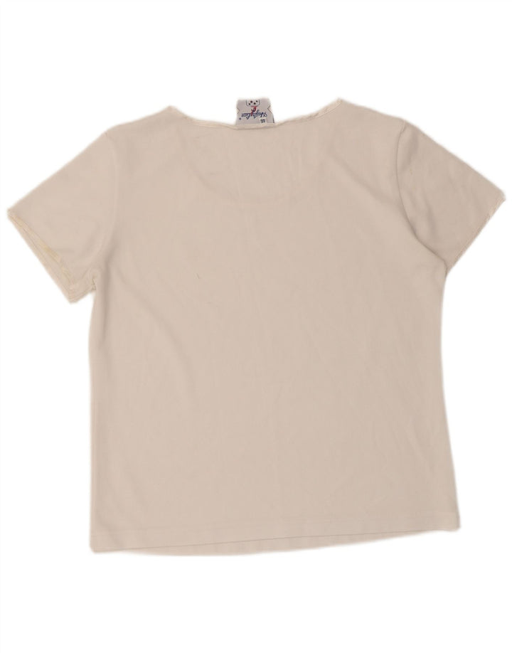 T-shirt donna AUSTRALIAN L'ALPINA IT 46 Large Poliestere bianco