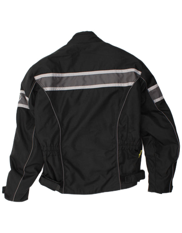 Giacca da pilota vintage da uomo UK 42 XL a righe nere