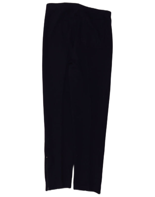 Pantaloni casual affusolati a vita alta da donna vintage W28 L27 Blu navy