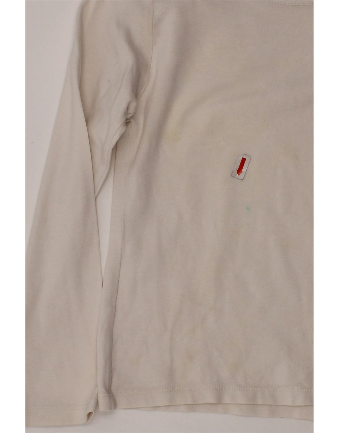 BURBERRY Top Bambina Manica Lunga 5-6 Anni Bianco a quadri