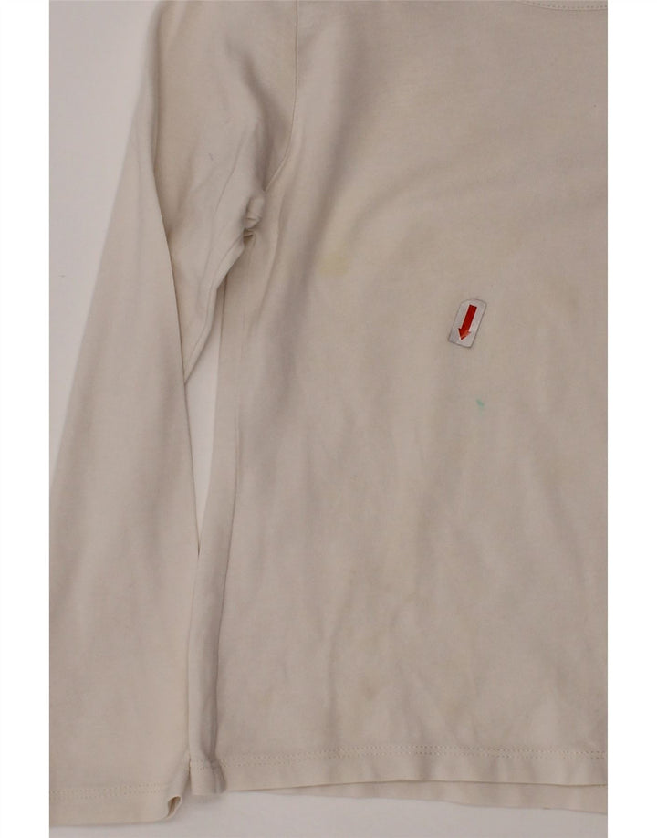 BURBERRY Top Bambina Manica Lunga 5-6 Anni Bianco a quadri