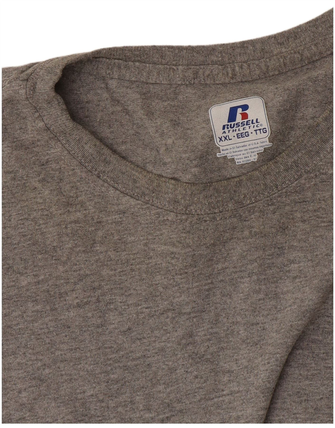 Maglietta da uomo Russell Athletic Top 2XL Grigia