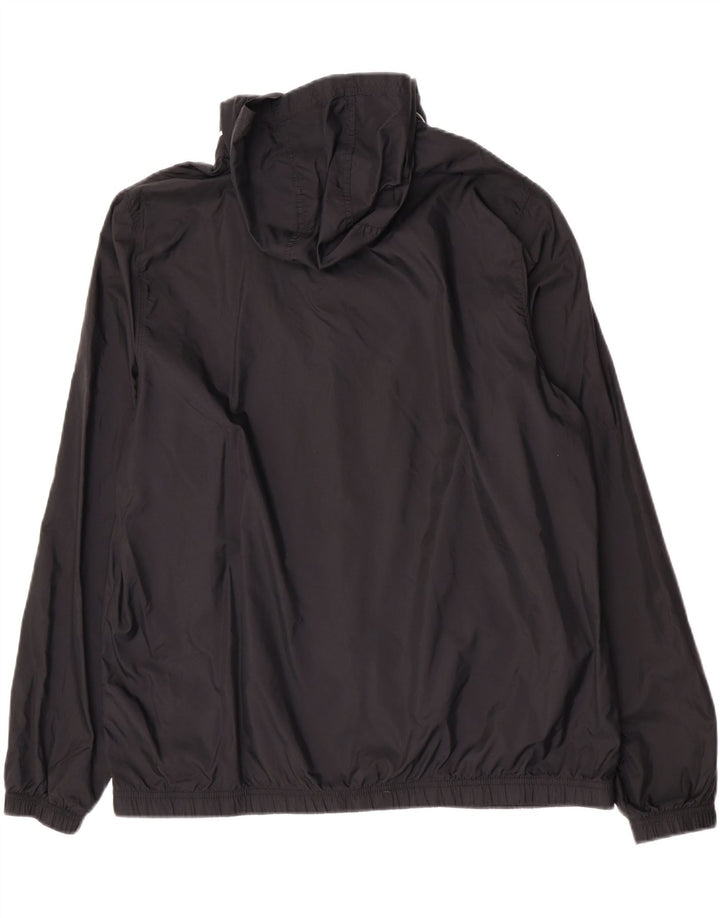 Giacca antipioggia con cappuccio Nike da uomo XL in nylon nero