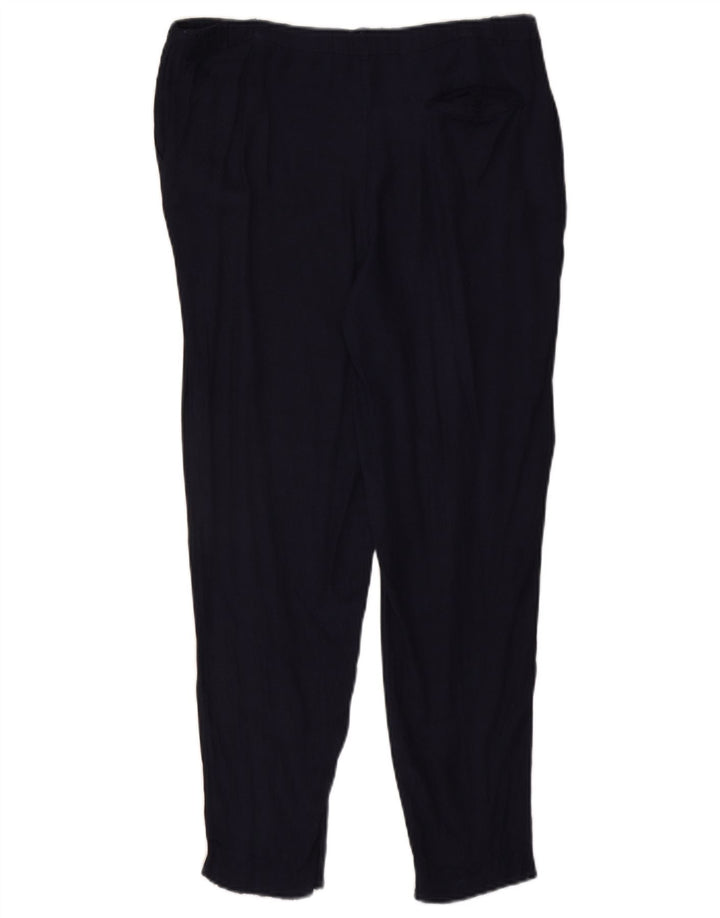 Pantaloni chino affusolati da donna Massimo Dutti W32 L28 Blu navy