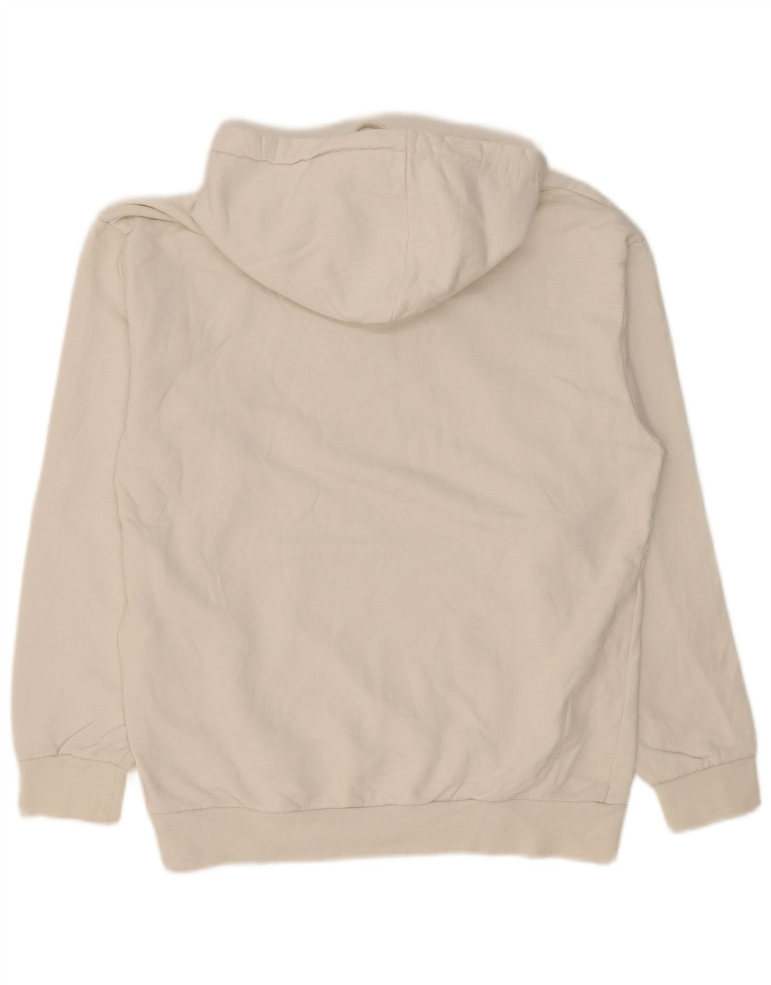 Maglione con cappuccio da uomo Zara in cotone bianco medio