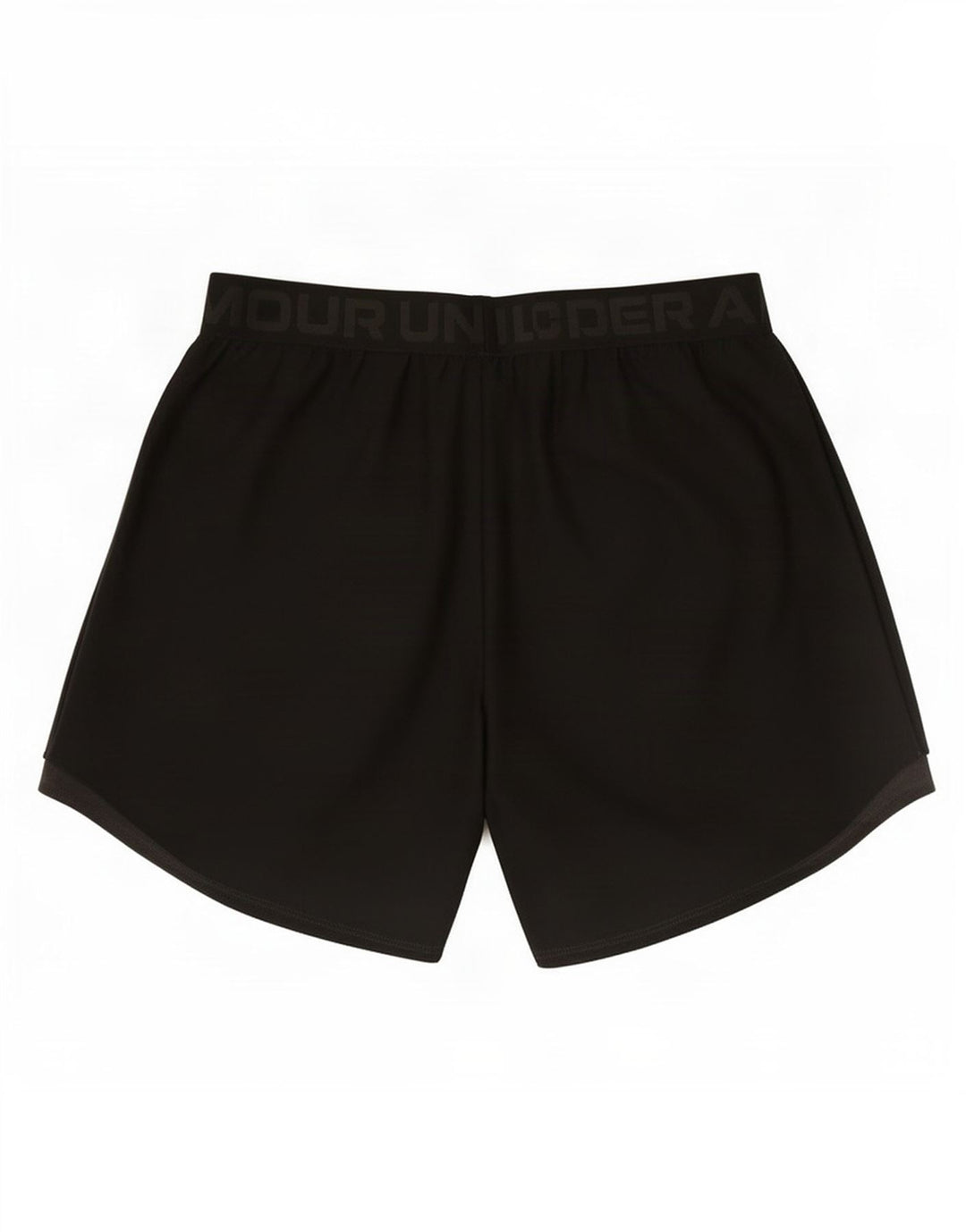 Pantaloncini sportivi grafici da uomo Under Armour poliestere medio nero