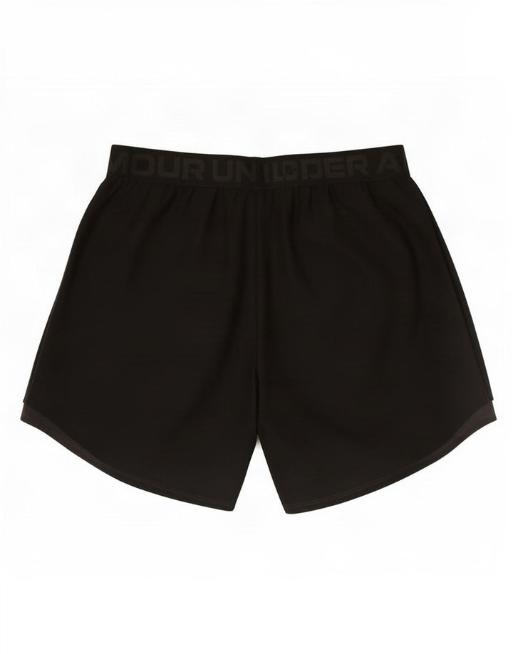 Pantaloncini sportivi grafici da uomo Under Armour poliestere medio nero