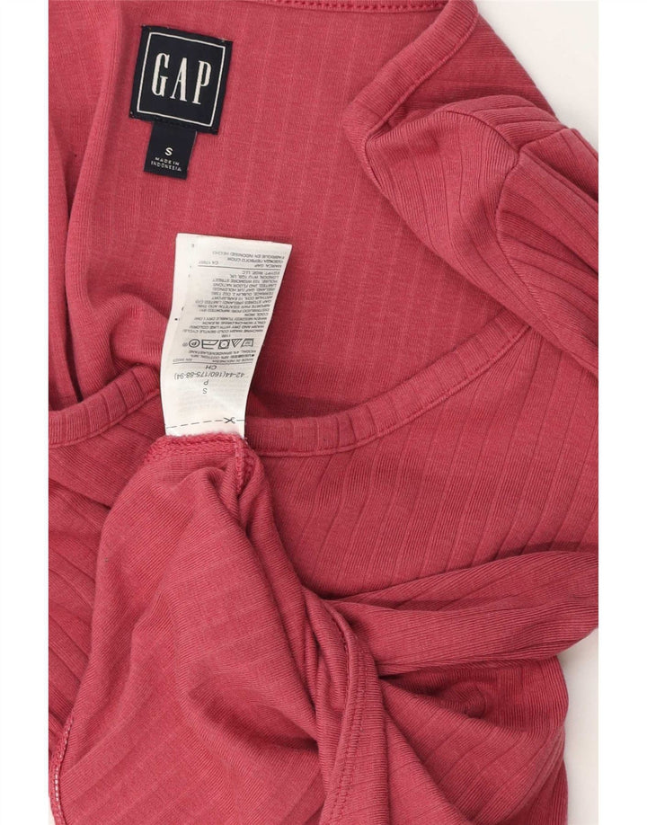 Body a maniche lunghe da donna Gap UK 10 piccolo cotone rosa