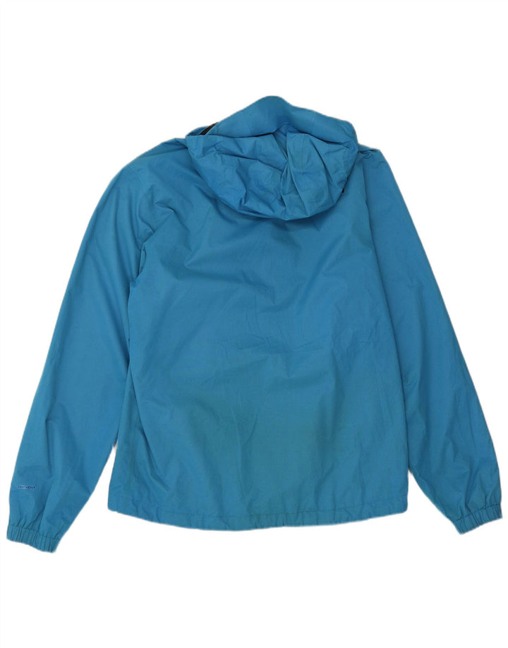 Giacca antipioggia da uomo con cappuccio The North Face UK 38 Poliestere blu medio