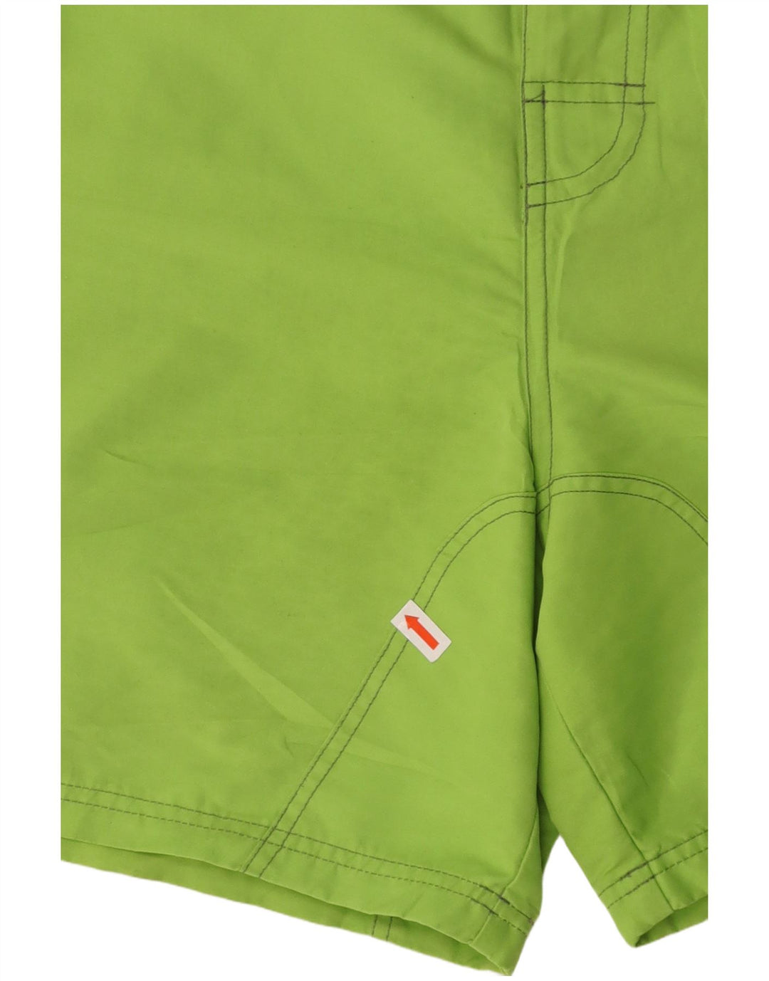 SLAM Mens Swimming Shorts Large W36 Green Polyester