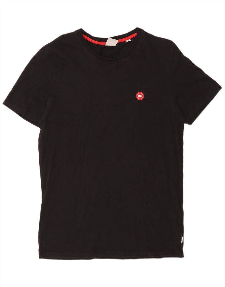 T-shirt da uomo Jack & Jones Top grande in cotone nero
