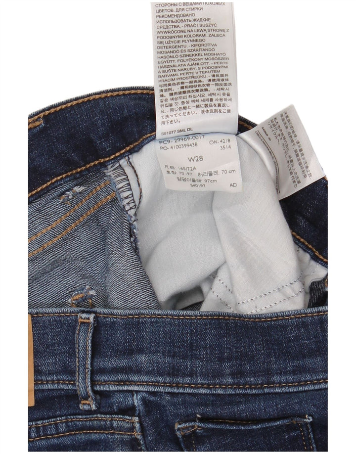 LEVI'S Bermuda in denim da uomo W28 piccolo cotone blu