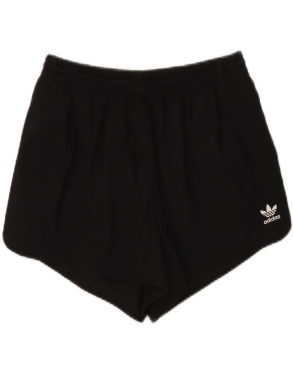 Pantaloncini sportivi Adidas da donna UK 12 Medium Nero Poliammide
