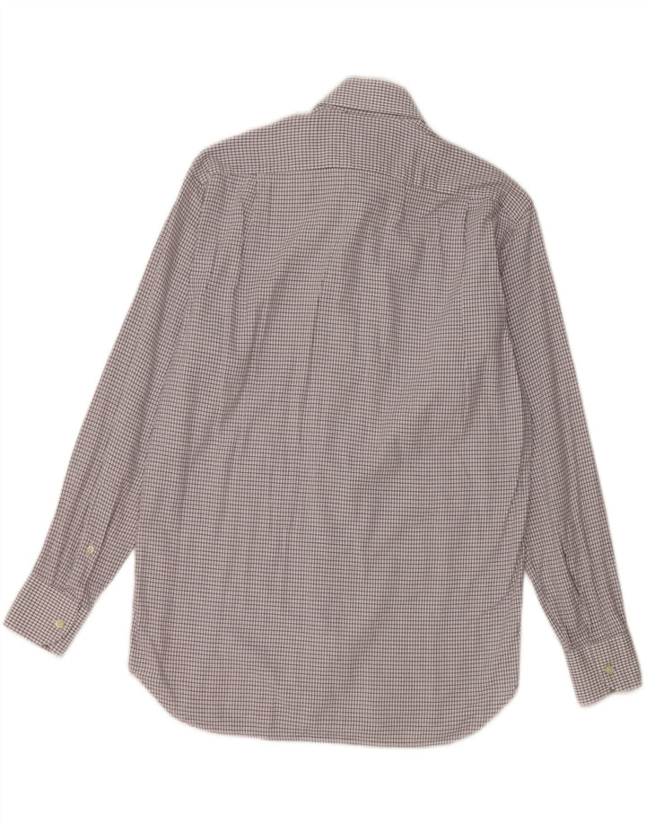 Camicia da uomo BROOKSFIELD Shirt Maker taglia 39 medio bianco a quadri