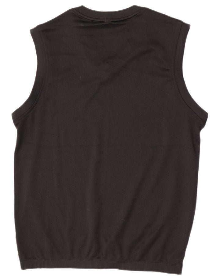 Canotta Nike Dri Fit da uomo piccola piccola in poliestere nero
