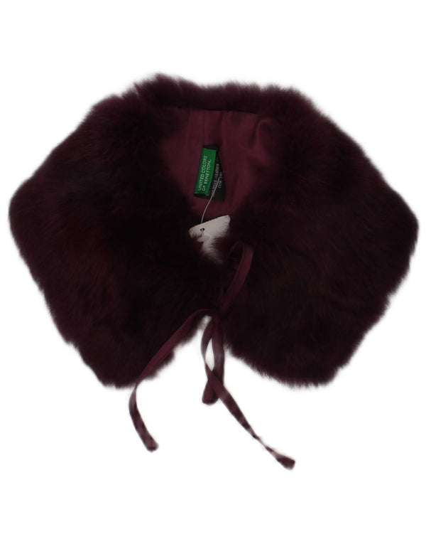 Sciarpa con stola in pelliccia da donna United Colors of Benetton taglia unica viola classica