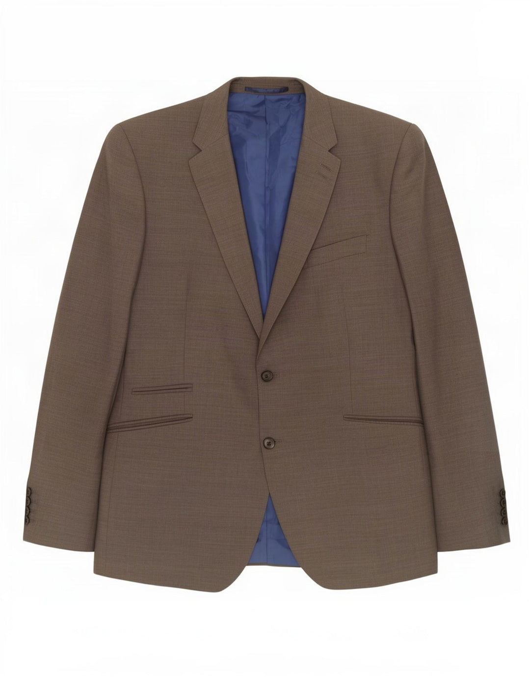 Giacca blazer da uomo a 2 bottoni su misura Marks & Spencer UK 46 XL lana grigia