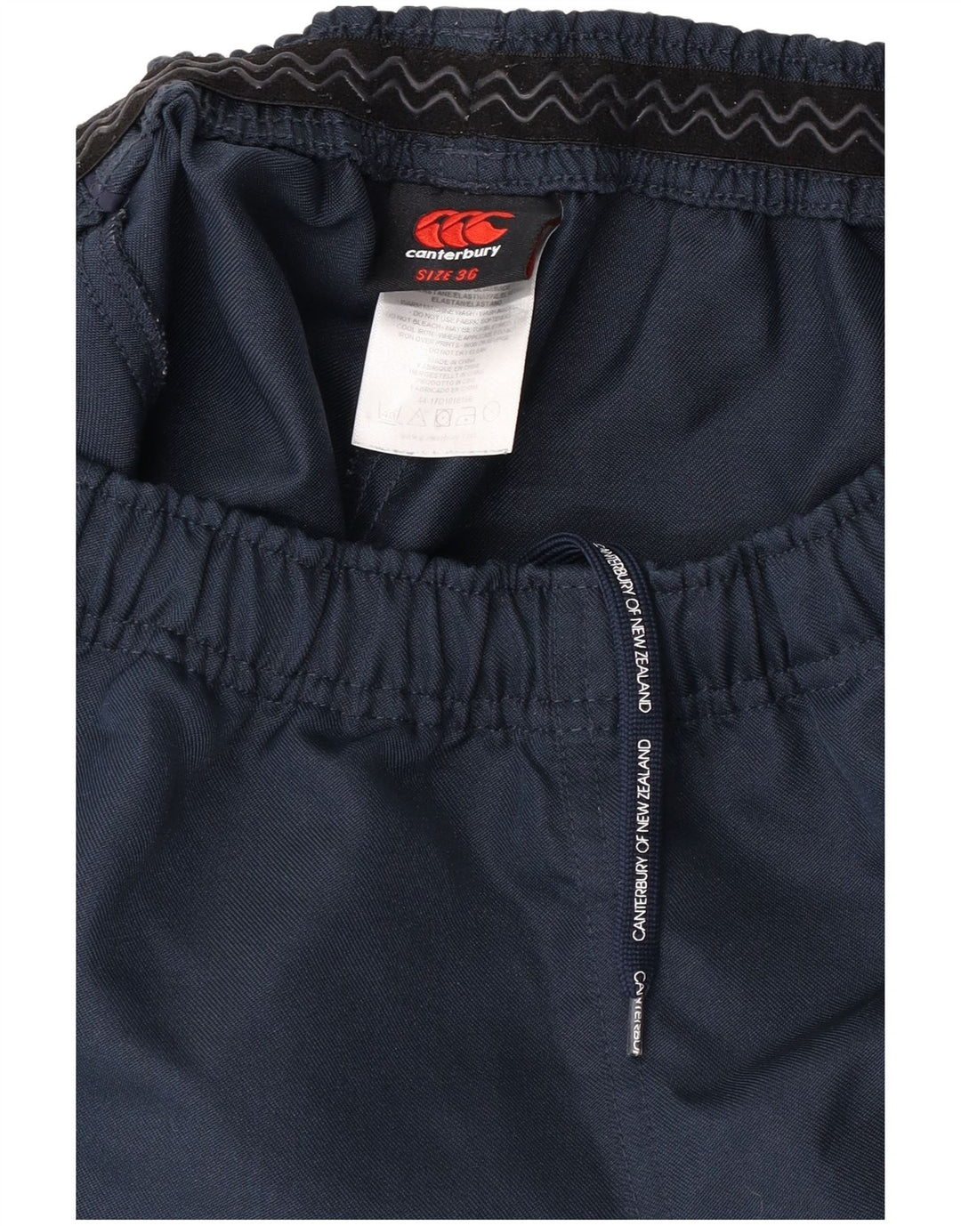 Pantaloncini da bagno da uomo Canterbury grandi in poliestere blu navy