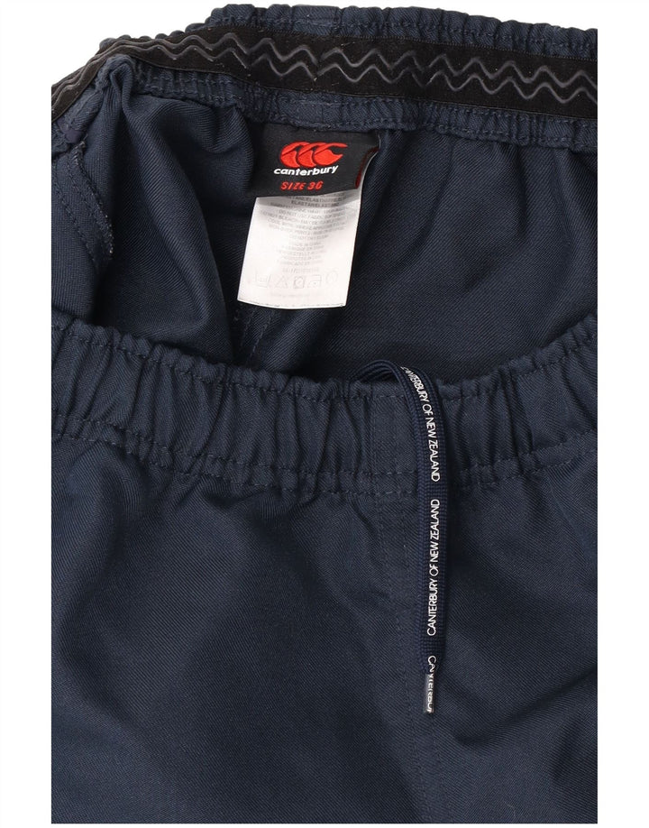 Pantaloncini da bagno da uomo Canterbury grandi in poliestere blu navy