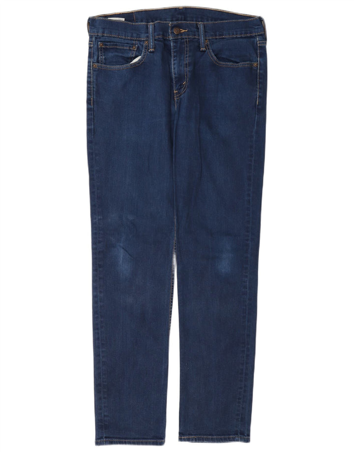 Levi's Uomo 511 Slim Jeans W32 L32 Cotone Blu