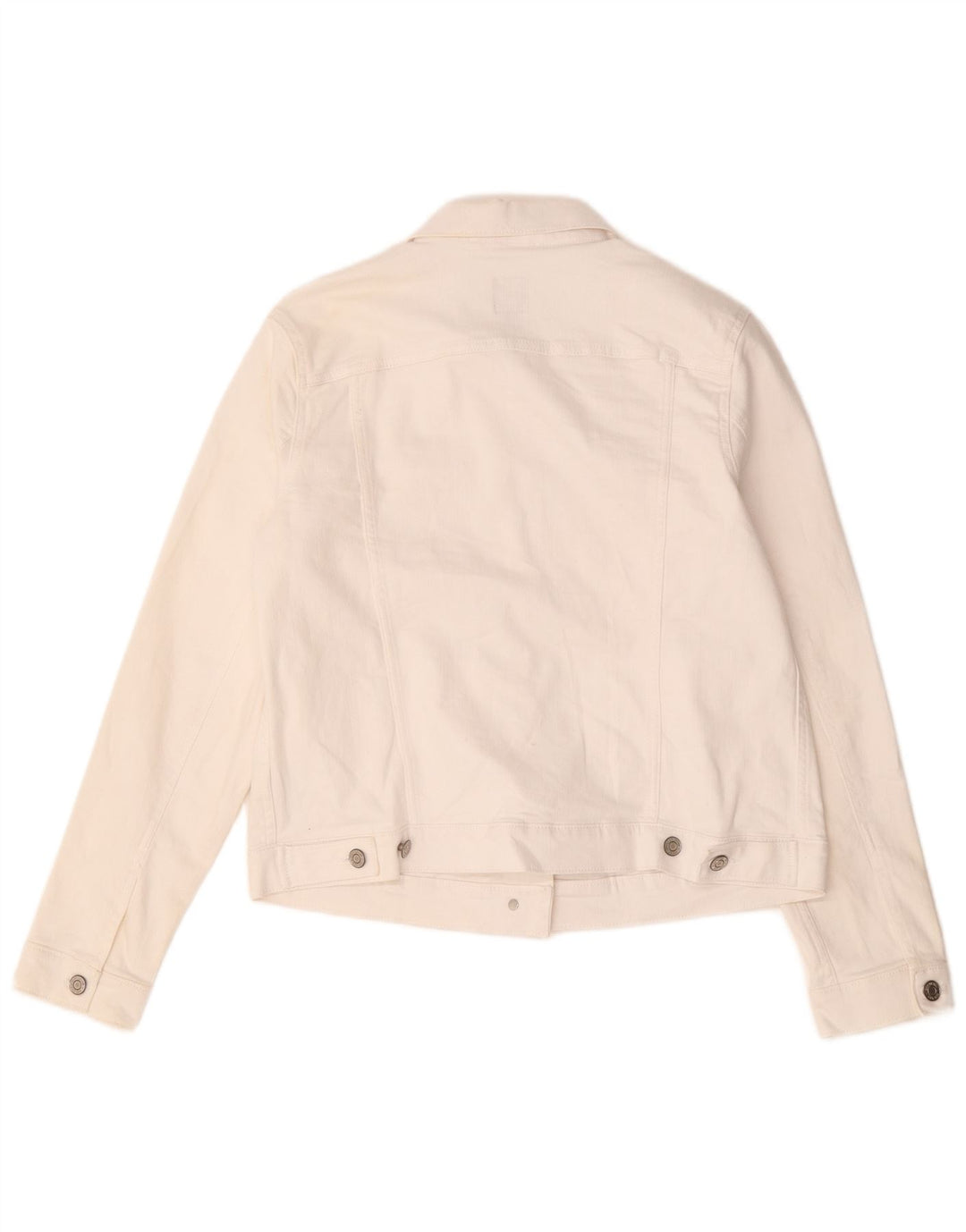 Giacca di jeans da donna Gap UK 16 grande cotone bianco